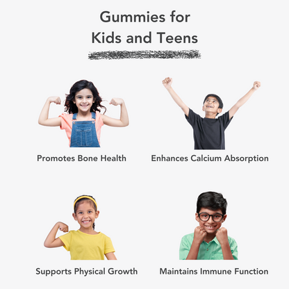 Calcium and Vitamin D3 Gummies for Kids