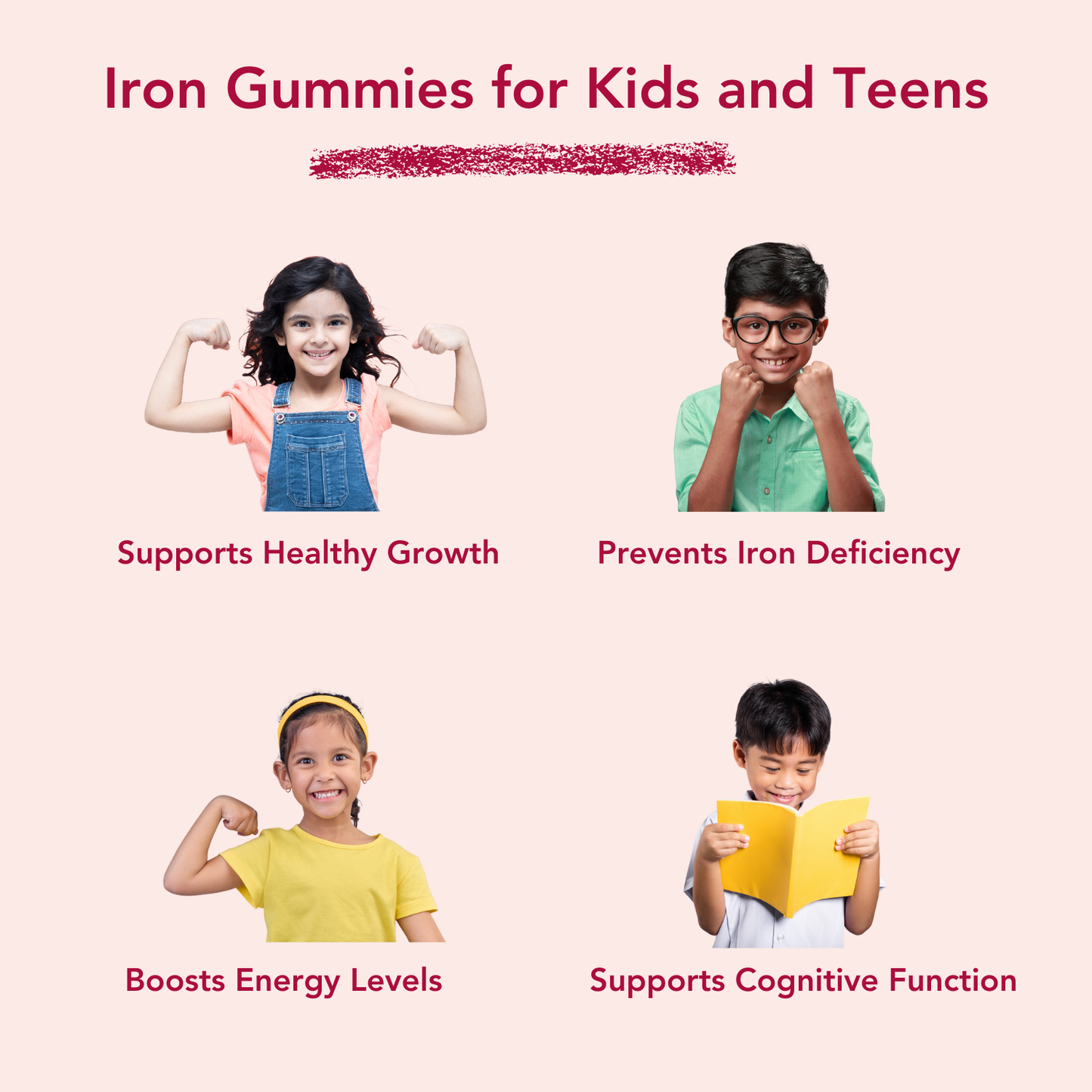 Iron Gummies for Kids (Pack of 2)